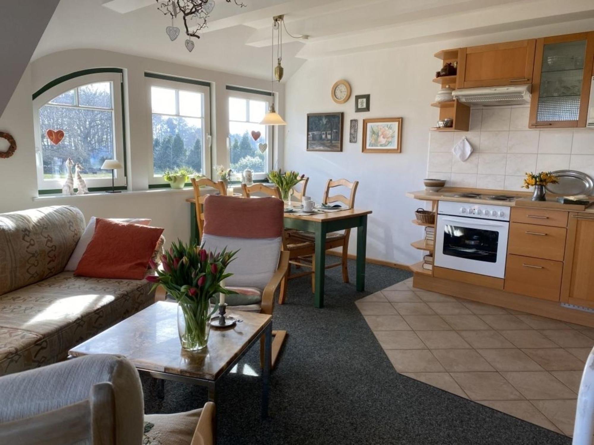 Ferienwohnung Nr 07 Og Spitzboden 博恩 外观 照片